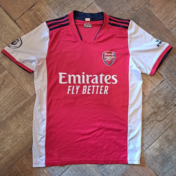 Arsenal Red and White Soccer Jersey #11 - Picture 1 of 6